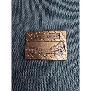 Vintage Jeffrey Dresser Machinery Solid Brass Industrial Belt Buckle
